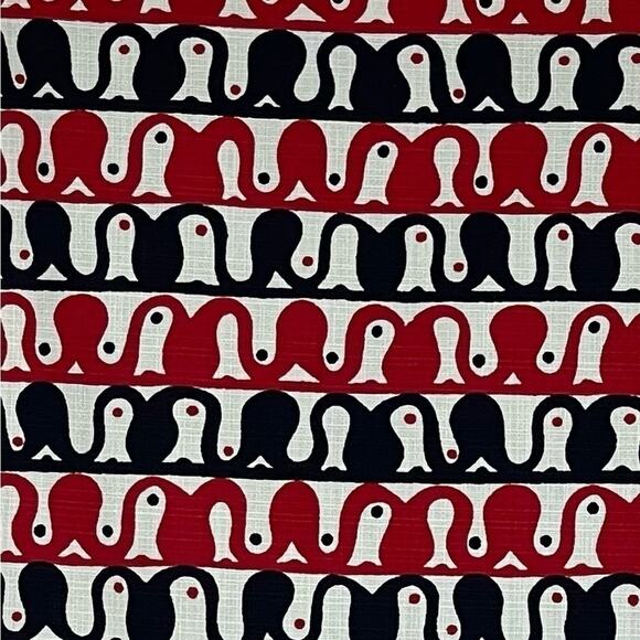 Talbots Red & Black Bold Print Career Office Feminine Skirt NWOT Size 10P - Picture 7 of 11